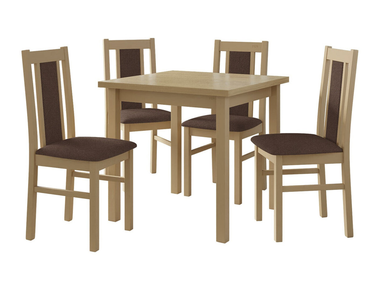 Étkezőgarnitúra 05 (MAX 9 + BOS 14), Fa színe: Sonoma tölgy, Kárpit: Soro 28