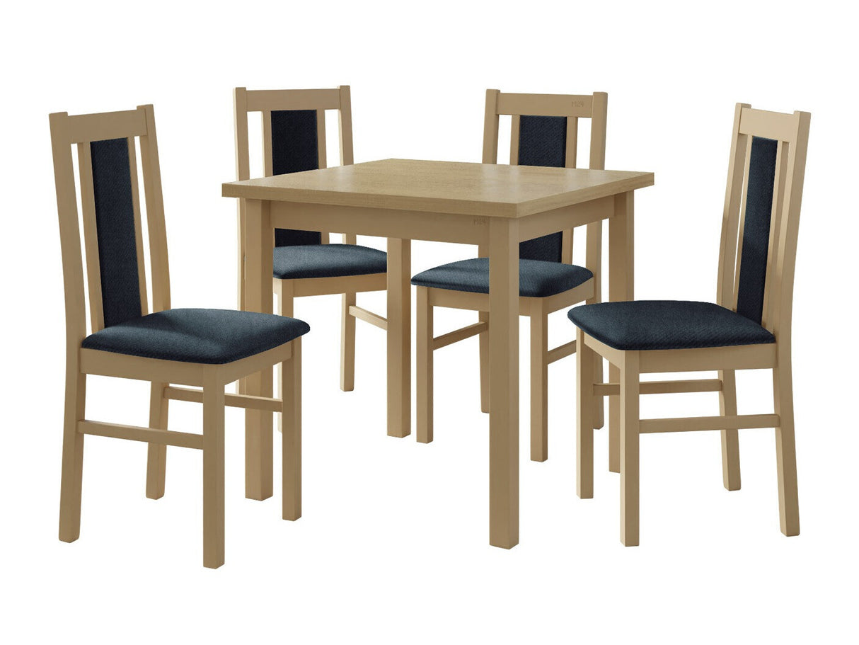 Étkezőgarnitúra 05 (MAX 9 + BOS 14), Fa színe: Sonoma tölgy, Kárpit: Zetta 300