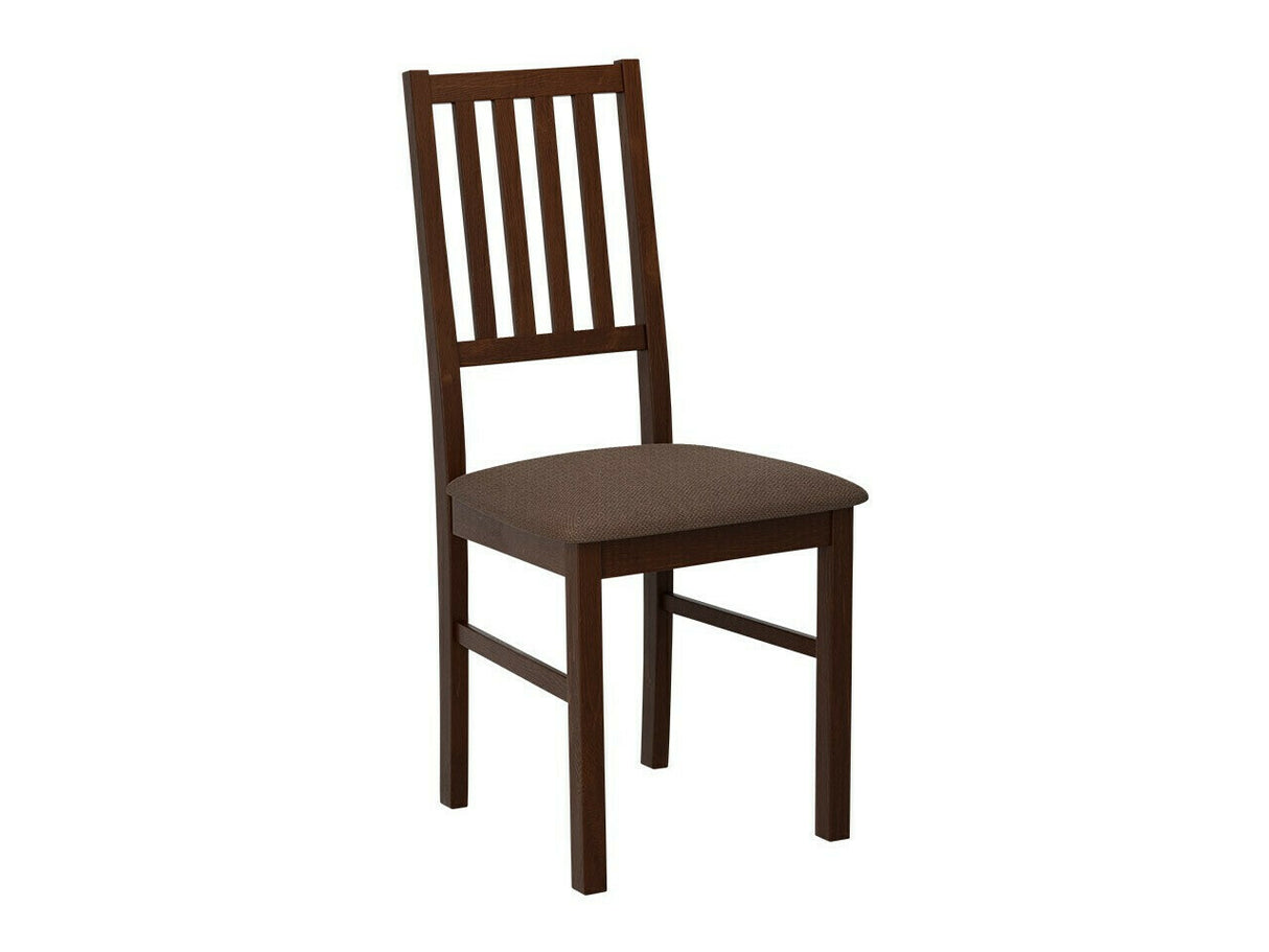 Étkezőgarnitúra 15 (MODENA 1P + NILO 7), Fa színe: Dió, Kárpit: Soro 28