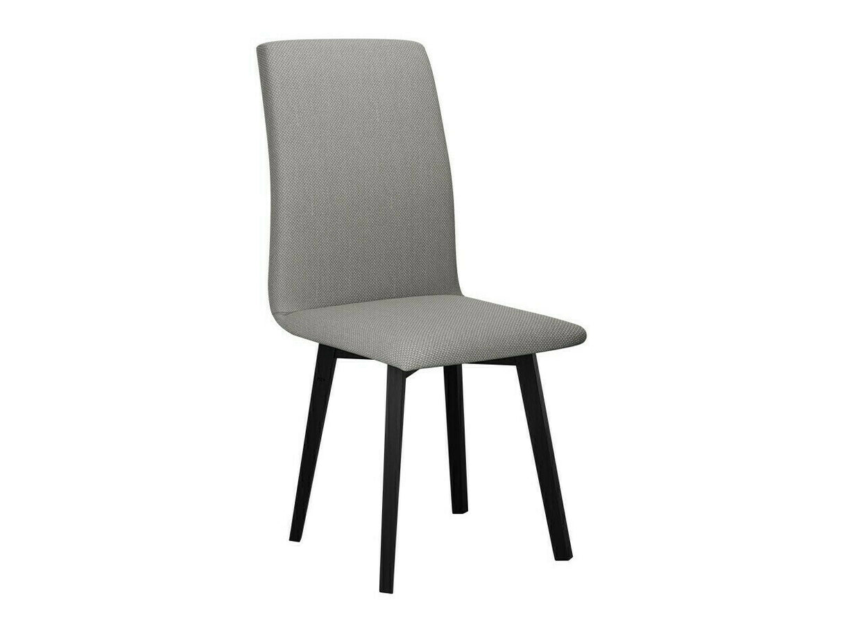 Étkezőgarnitúra 24 (OSLO 6 + LUNA 2) Grandson, Fa színe: Fekete, Kárpit: Hygge 91