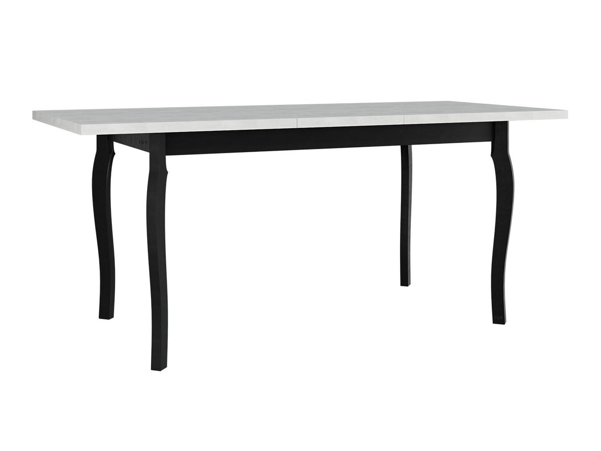 Asztal ALBA 5, Munkalap színe: Fehér, Lábak színe: Fekete