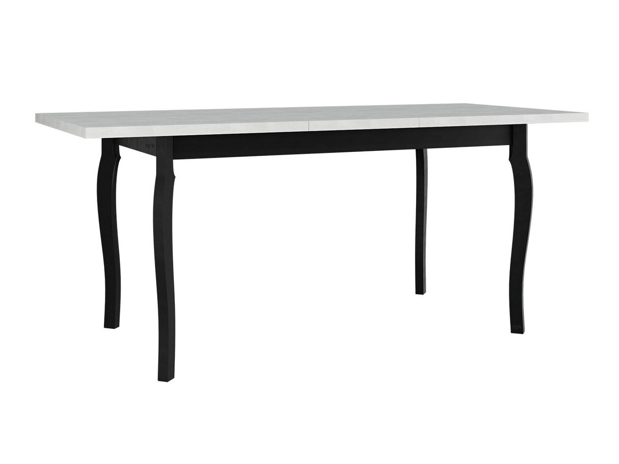 Asztal ALBA 5, Munkalap színe: Fehér, Lábak színe: Sonoma tölgy