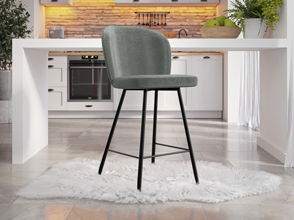 Bárszék Hoker CLEO, Szín: Fekete + Magic Velvet 2217