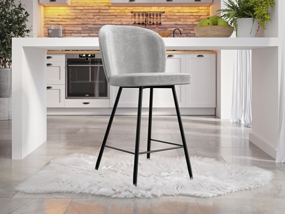 Bárszék Hoker CLEO, Szín: Fekete + Magic Velvet 2240