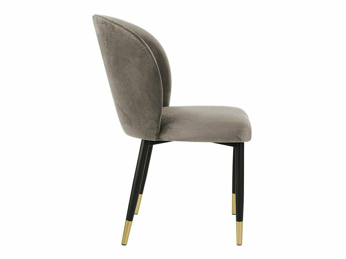 Szék Krzesło CLEO (Grebe) , Szín: Fekete + Magic Velvet 2209, Lábak színe: Aranysárga