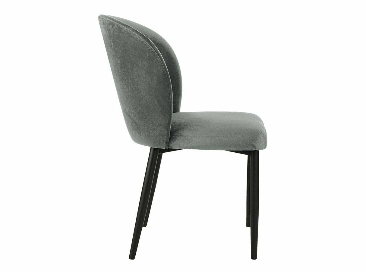 Szék Krzesło CLEO (Grebe) , Szín: Fekete + Magic Velvet 2217, Lábak színe: Fekete