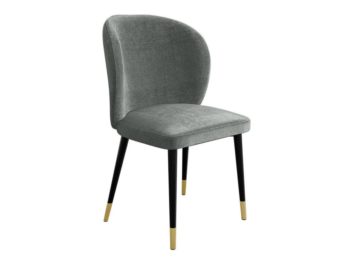 Szék Krzesło CLEO (Grebe) , Szín: Fekete + Magic Velvet 2217, Lábak színe: Aranysárga