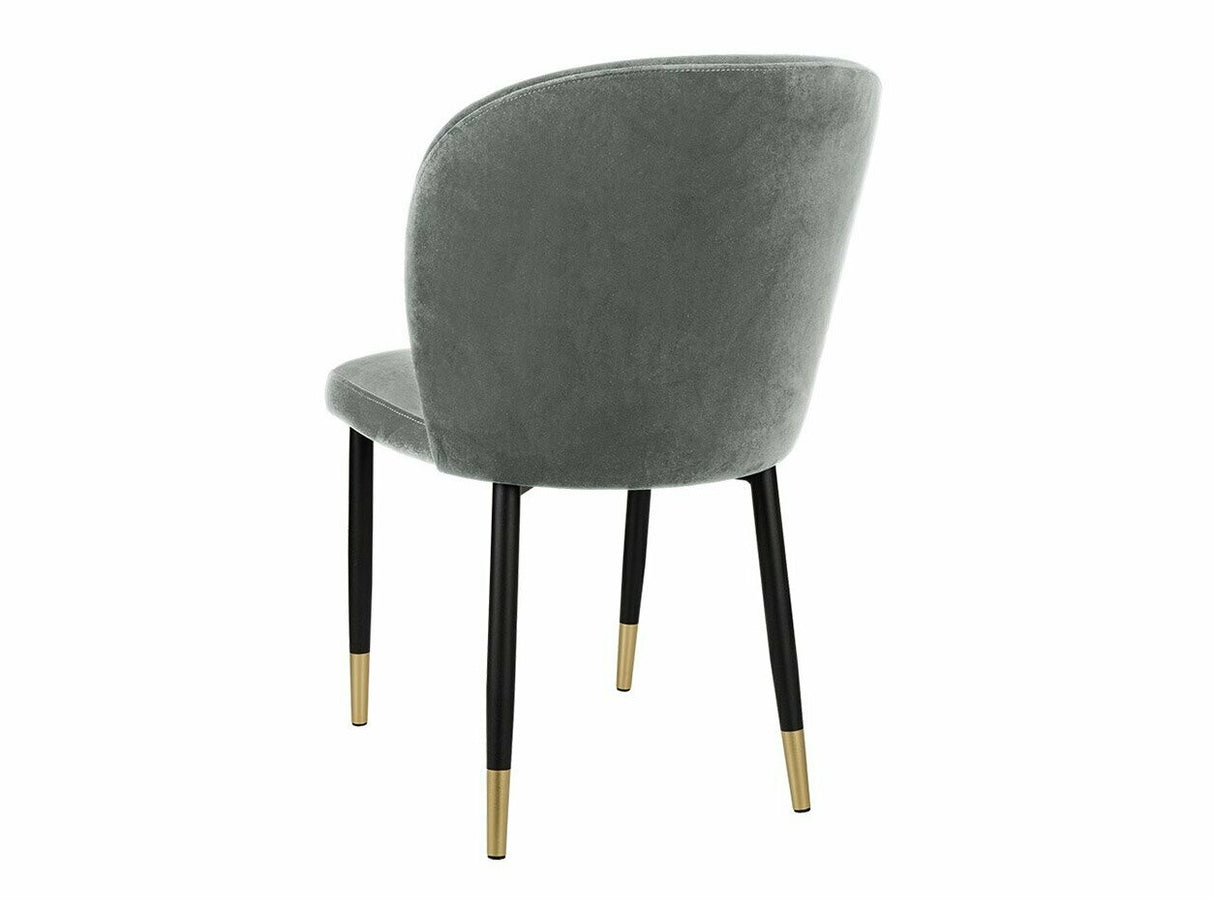 Szék Krzesło CLEO (Grebe) , Szín: Fekete + Magic Velvet 2217, Lábak színe: Aranysárga