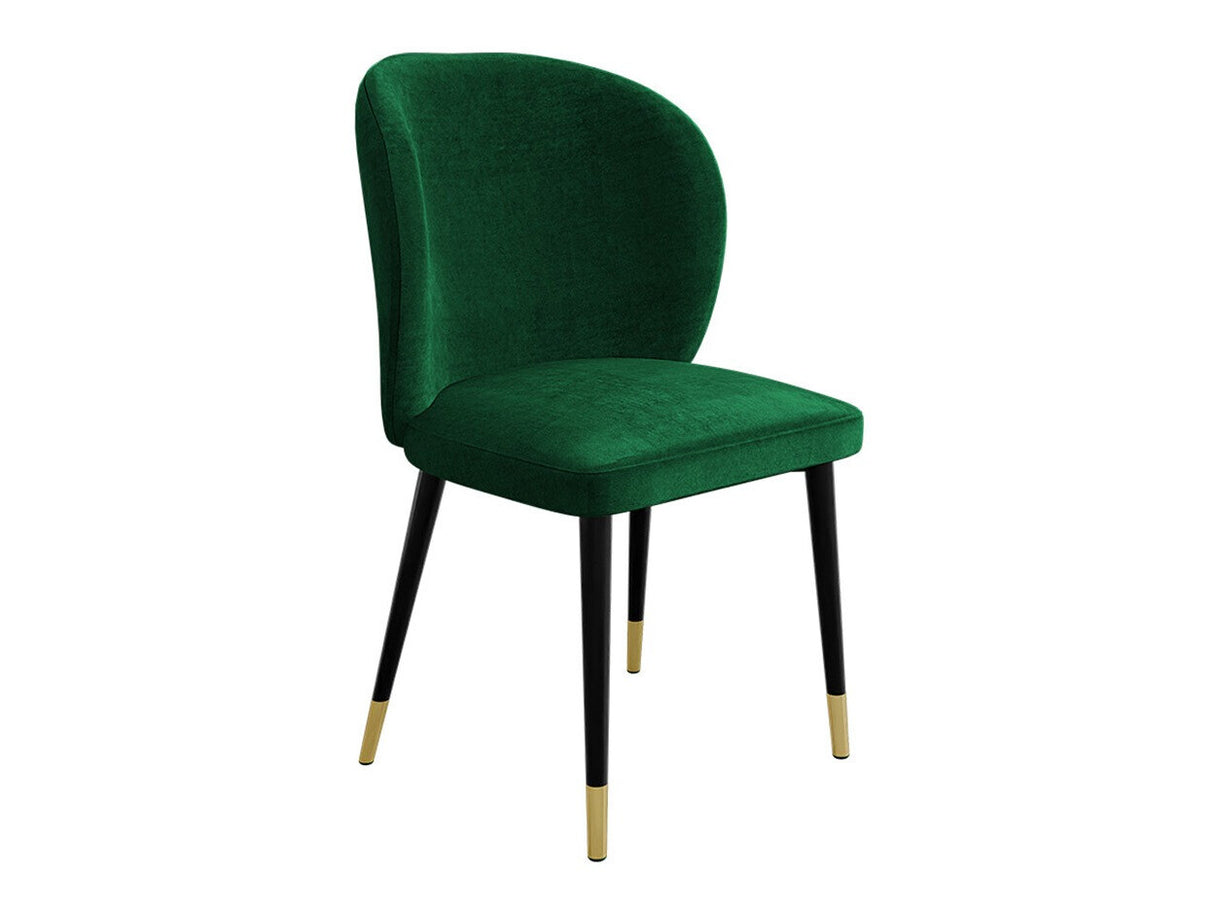 Szék Krzesło CLEO (Grebe) , Szín: Fekete + Magic Velvet 2225, Lábak színe: Aranysárga