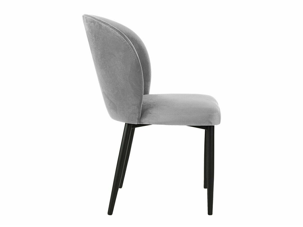 Szék Krzesło CLEO (Grebe) , Szín: Fekete + Magic Velvet 2240, Lábak színe: Fekete