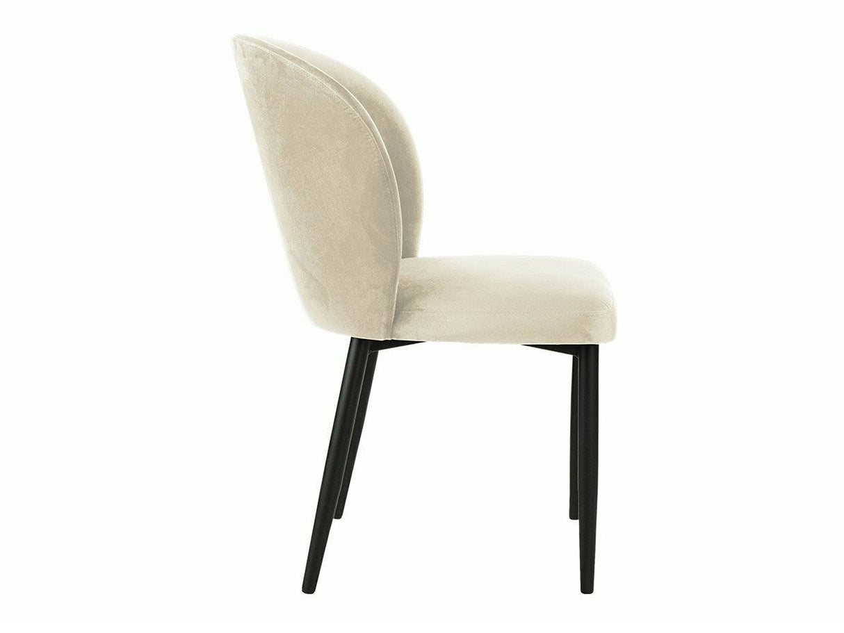 Szék Krzesło CLEO (Grebe) , Szín: Fekete + Magic Velvet 2250, Lábak színe: Fekete