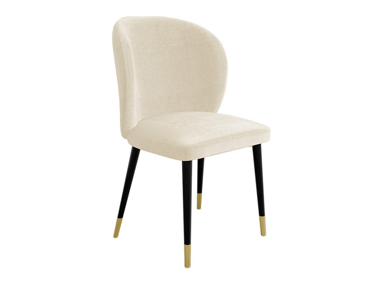 Szék Krzesło CLEO (Grebe) , Szín: Fekete + Magic Velvet 2250, Lábak színe: Aranysárga