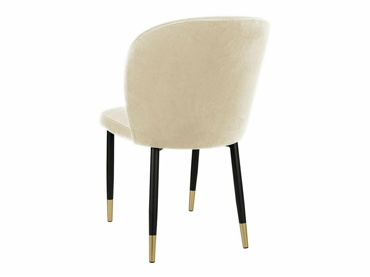 Szék Krzesło CLEO (Grebe) , Szín: Fekete + Magic Velvet 2250, Lábak színe: Aranysárga