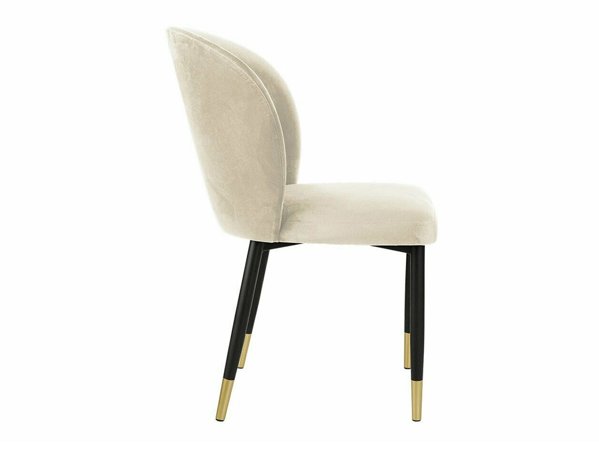 Szék Krzesło CLEO (Grebe) , Szín: Fekete + Magic Velvet 2250, Lábak színe: Aranysárga