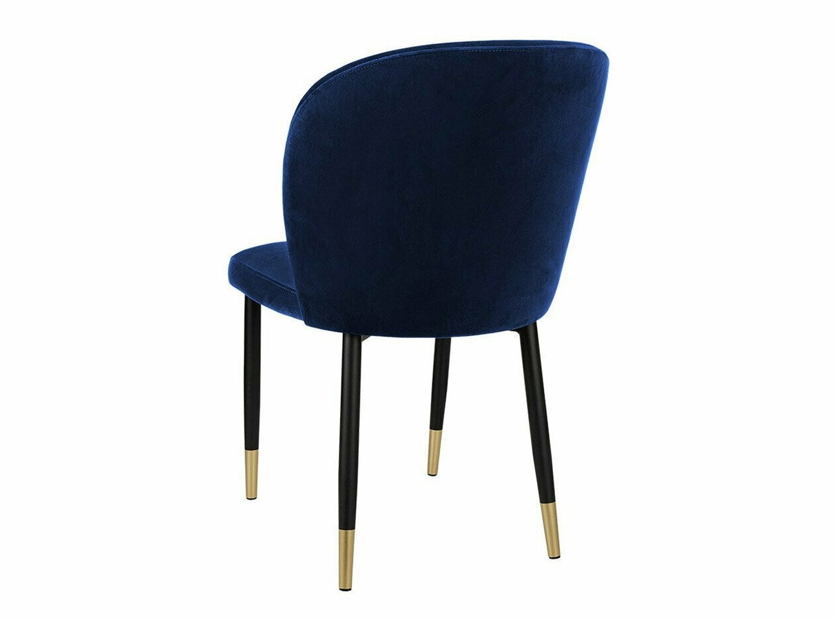 Szék Krzesło CLEO (Grebe) , Szín: Fekete + Magic Velvet 2216, Lábak színe: Aranysárga