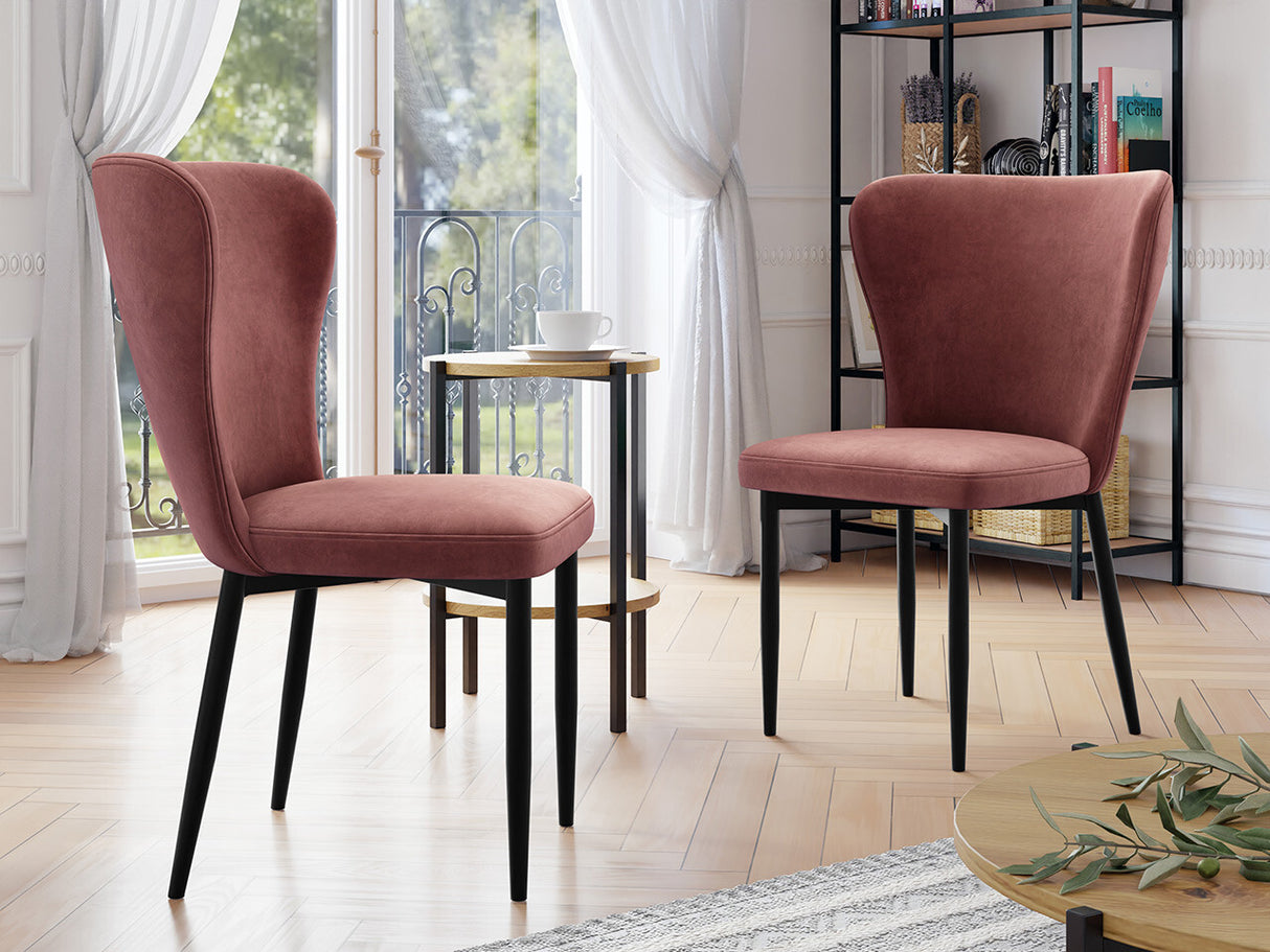 Szék Krzesło ELENA, Szín: Fekete + Magic Velvet 2258