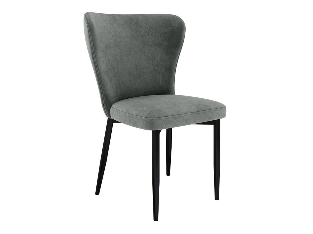 Szék Krzesło ELENA, Szín: Fekete + Magic Velvet 2217