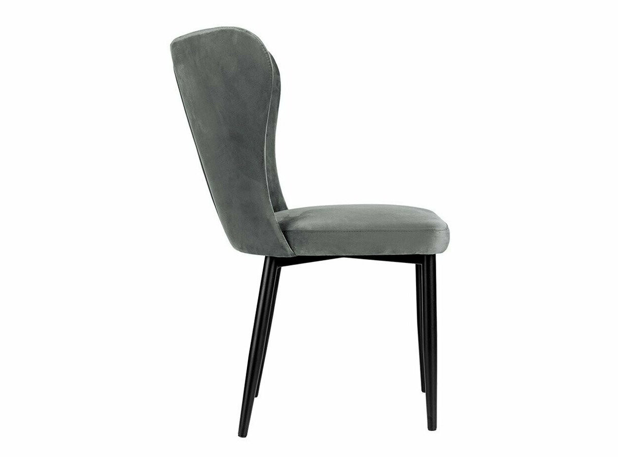 Szék Krzesło ELENA, Szín: Fekete + Magic Velvet 2217