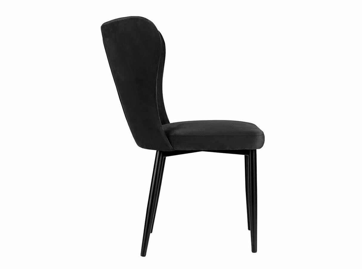 Szék Krzesło ELENA, Szín: Fekete + Magic Velvet 2219