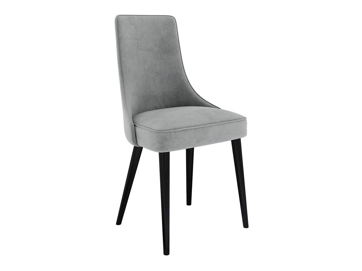 Szék Krzesło PERŁA 3, Szín: Fekete + Magic Velvet 2240, Lábak színe: Fekete