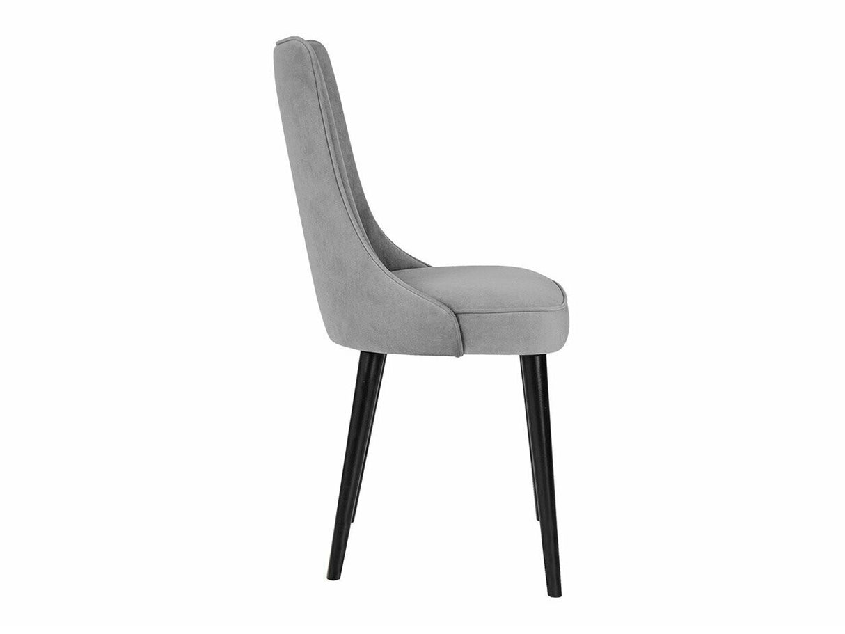 Szék Krzesło PERŁA 3, Szín: Fekete + Magic Velvet 2240, Lábak színe: Fekete