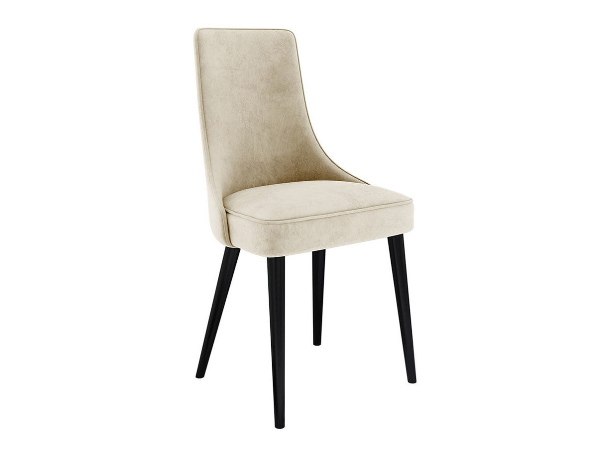 Szék Krzesło PERŁA 3, Szín: Fekete + Magic Velvet 2250, Lábak színe: Fekete