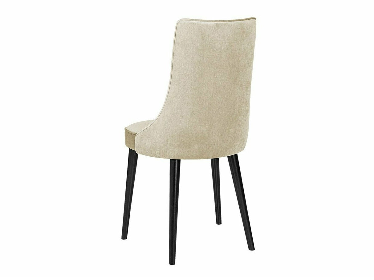 Szék Krzesło PERŁA 3, Szín: Fekete + Magic Velvet 2250, Lábak színe: Fekete