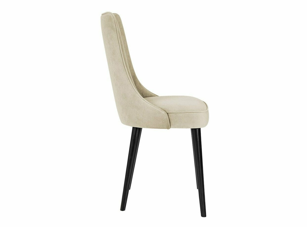 Szék Krzesło PERŁA 3, Szín: Fekete + Magic Velvet 2250, Lábak színe: Fekete