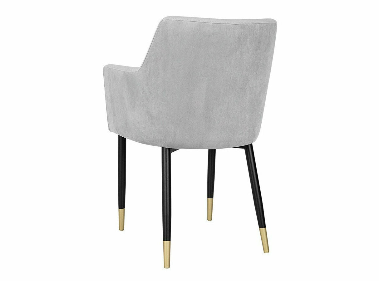 Szék Krzesło RENE, Szín: Fekete + Magic Velvet 2240, Lábak színe: Aranysárga