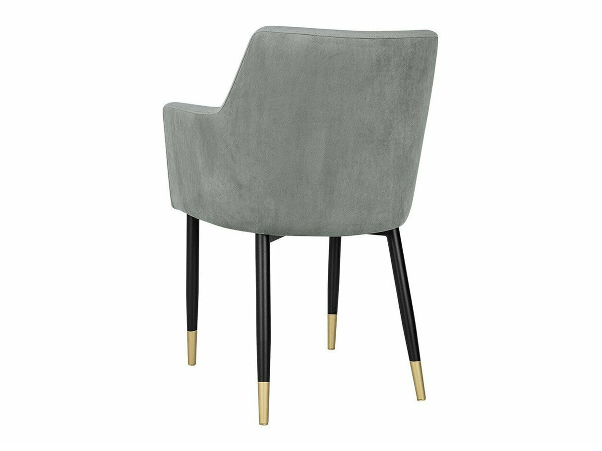 Szék Krzesło RENE, Szín: Fekete + Magic Velvet 2217, Lábak színe: Aranysárga