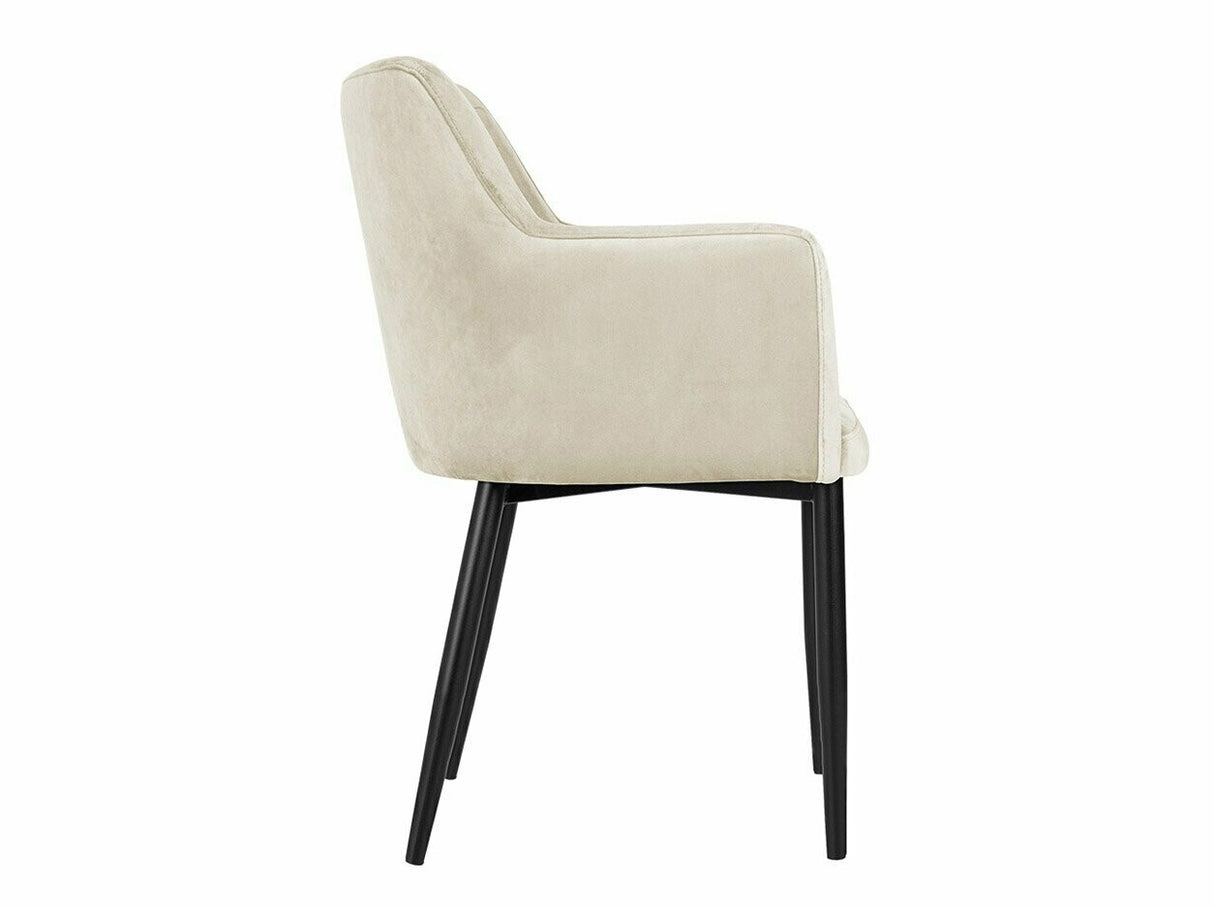 Szék Krzesło RENE, Szín: Fekete + Magic Velvet 2250, Lábak színe: Fekete