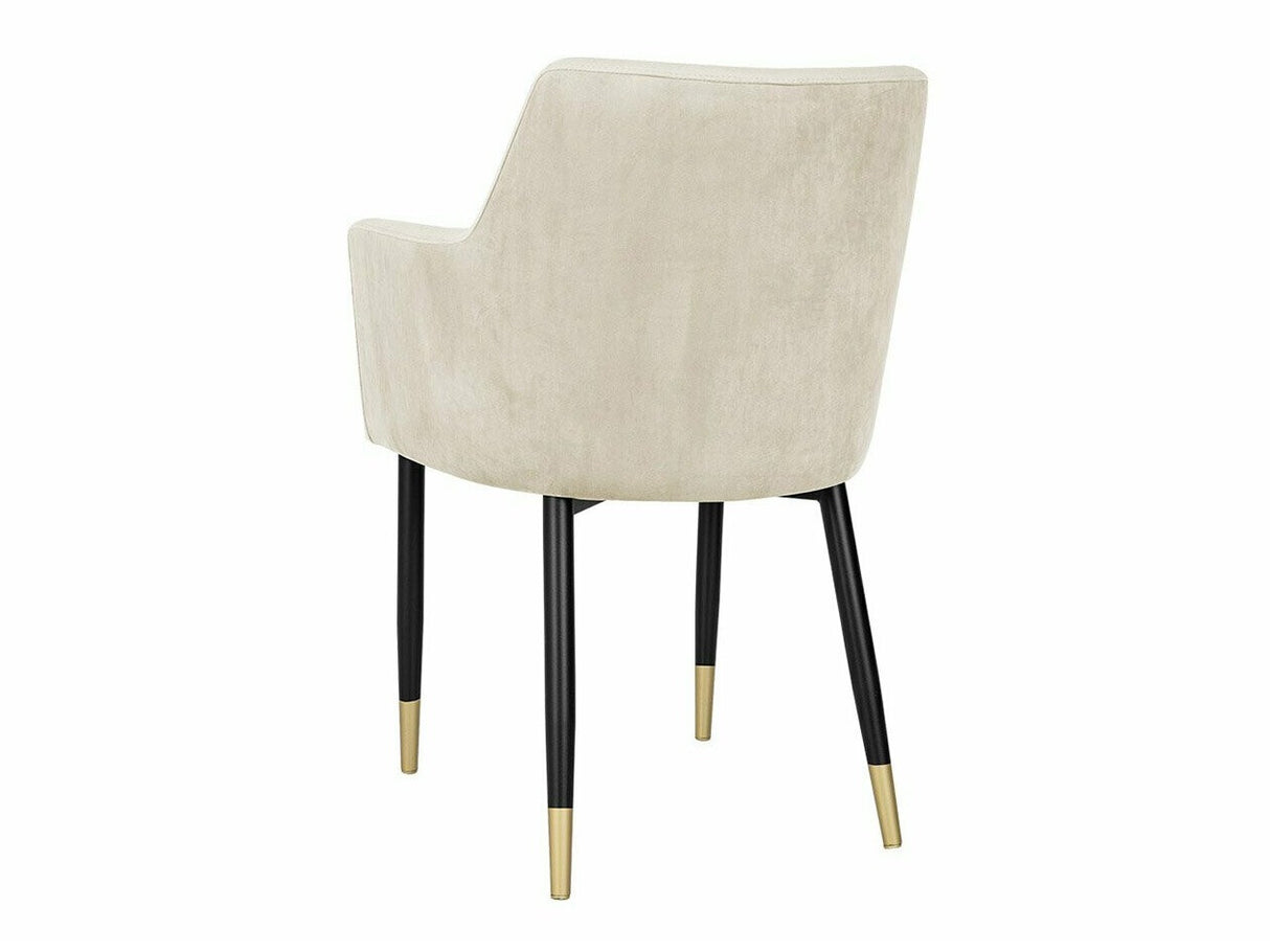 Szék Krzesło RENE, Szín: Fekete + Magic Velvet 2250, Lábak színe: Aranysárga