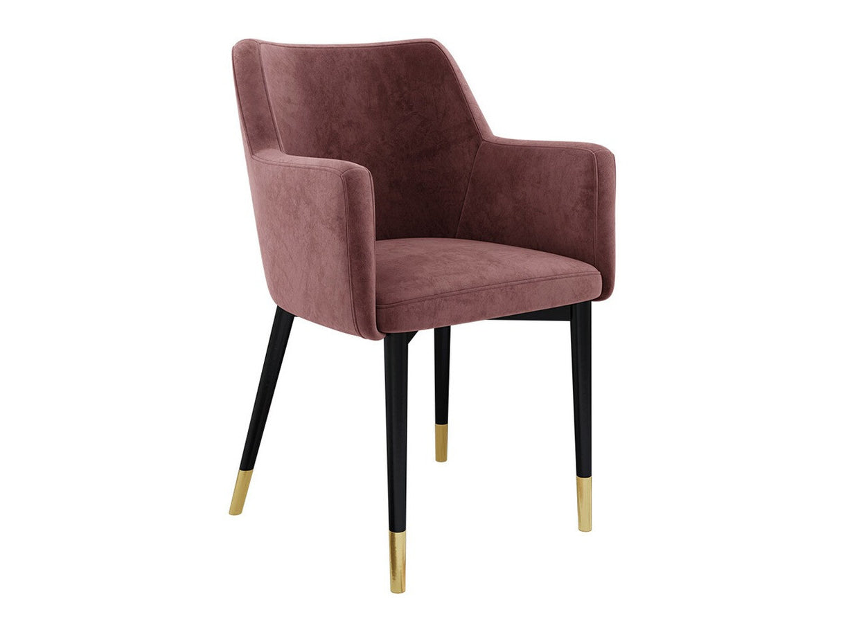Szék Krzesło RENE, Szín: Fekete + Magic Velvet 2258, Lábak színe: Aranysárga