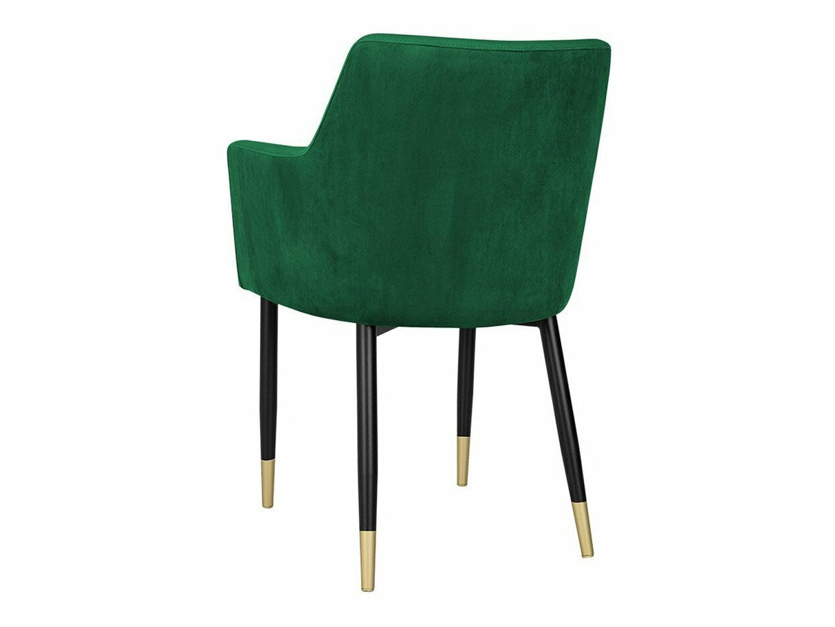 Szék Krzesło RENE, Szín: Fekete + Magic Velvet 2225, Lábak színe: Aranysárga