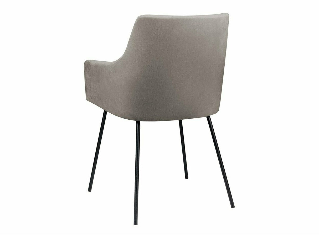 Szék Krzesło VITO z podłokietnikiem, Szín: Fekete + Magic Velvet 2209