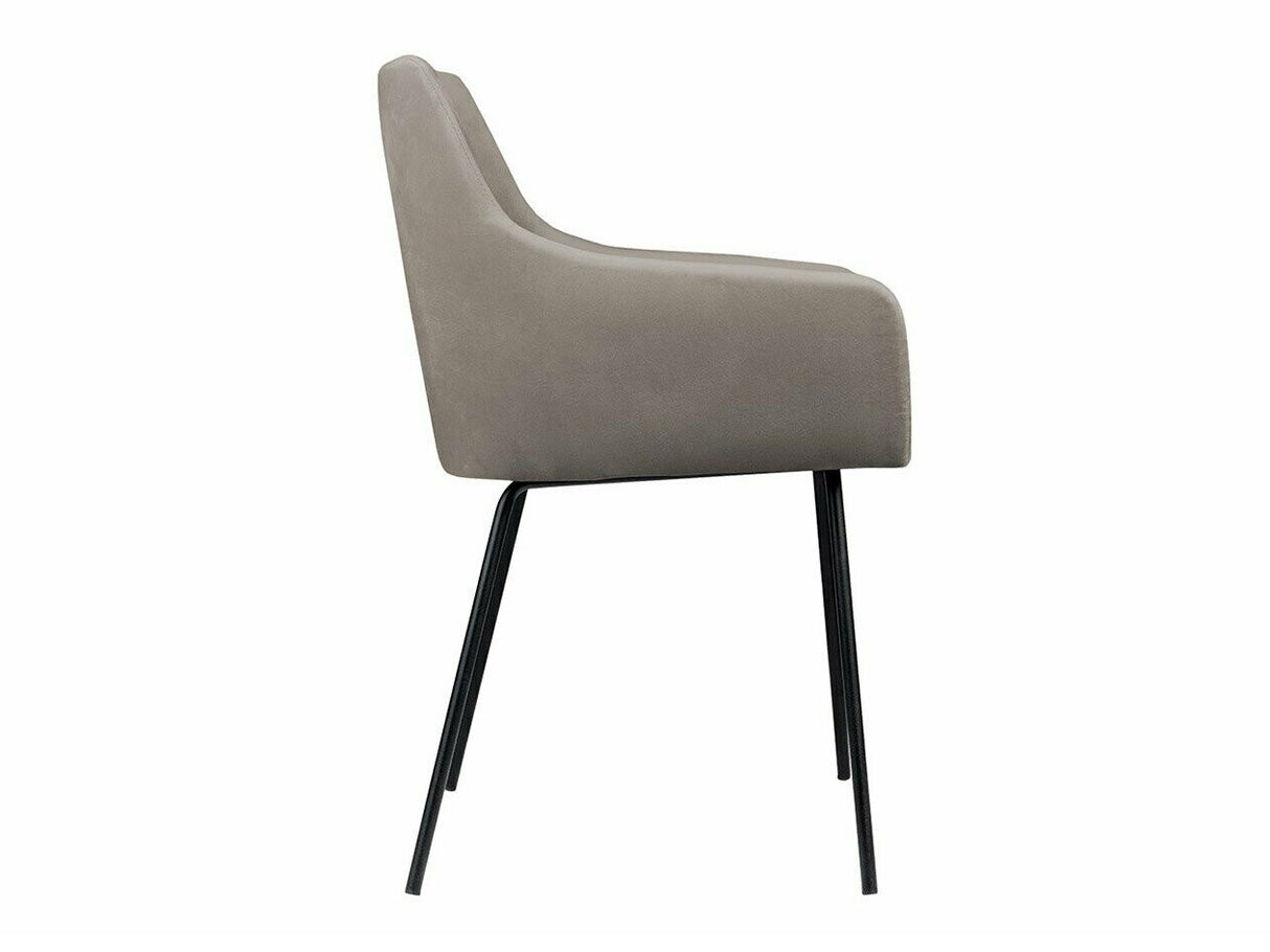 Szék Krzesło VITO z podłokietnikiem, Szín: Fekete + Magic Velvet 2209