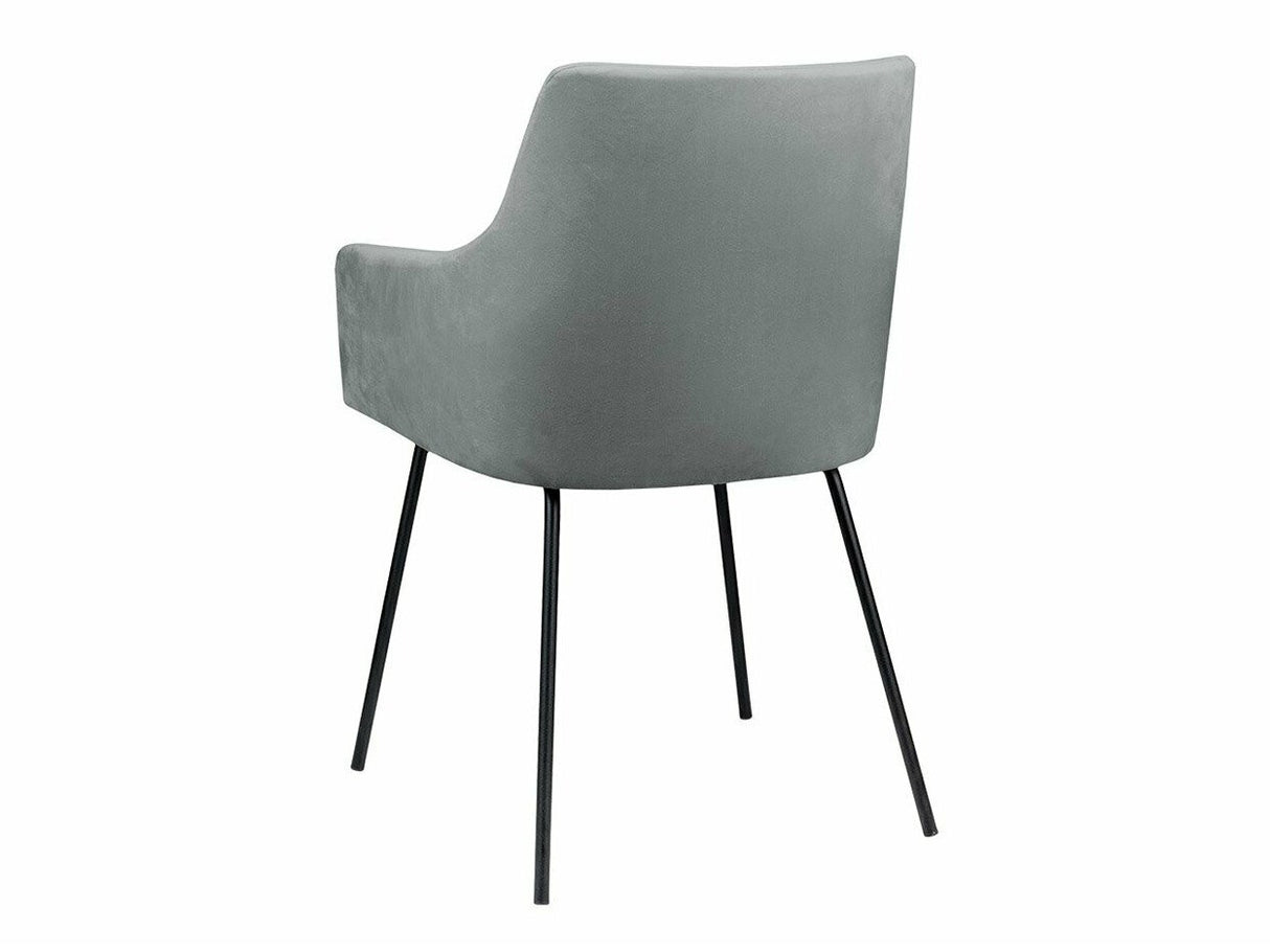 Szék Krzesło VITO z podłokietnikiem, Szín: Fekete + Magic Velvet 2217