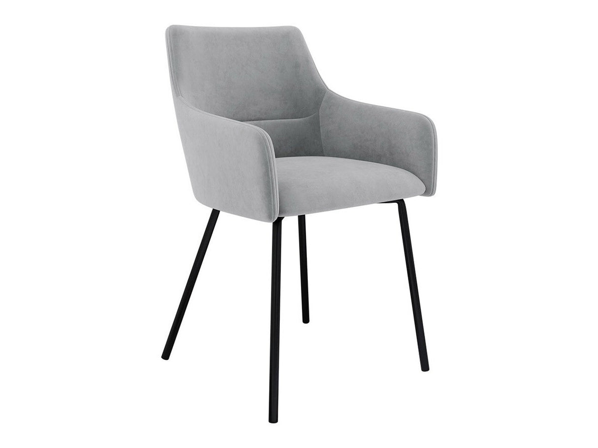 Szék Krzesło VITO z podłokietnikiem, Szín: Fekete + Magic Velvet 2240