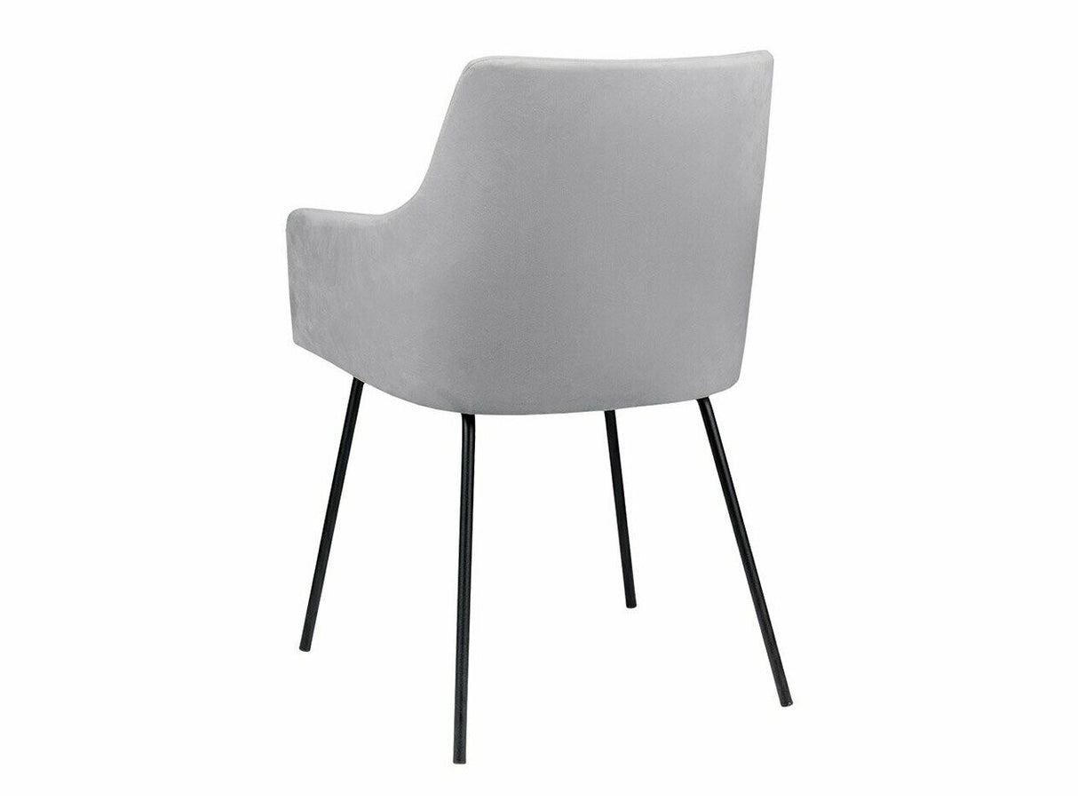 Szék Krzesło VITO z podłokietnikiem, Szín: Fekete + Magic Velvet 2240