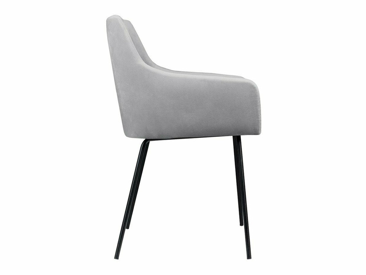 Szék Krzesło VITO z podłokietnikiem, Szín: Fekete + Magic Velvet 2240