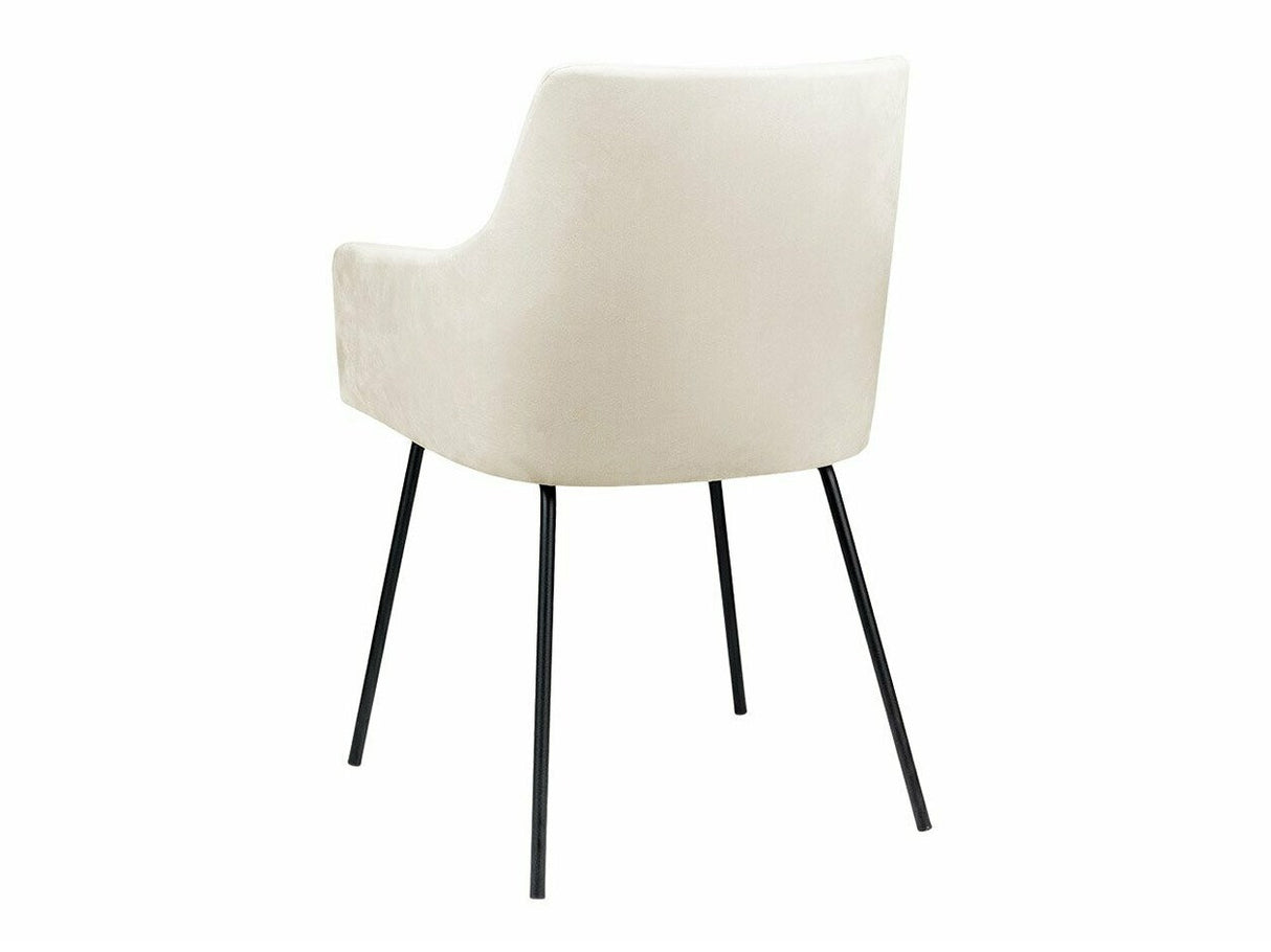 Szék Krzesło VITO z podłokietnikiem, Szín: Fekete + Magic Velvet 2250