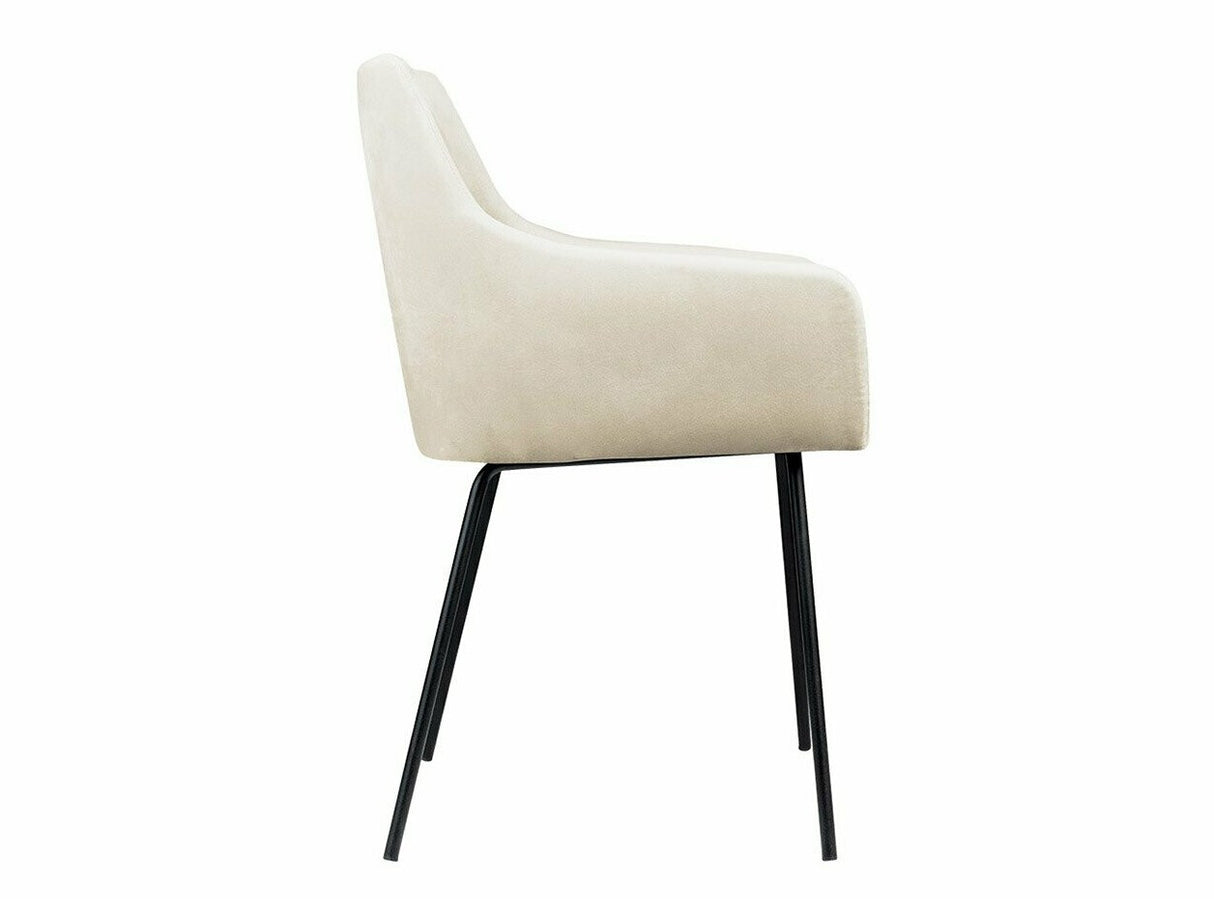 Szék Krzesło VITO z podłokietnikiem, Szín: Fekete + Magic Velvet 2250