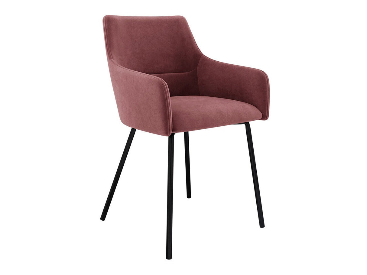 Szék Krzesło VITO z podłokietnikiem, Szín: Fekete + Magic Velvet 2258