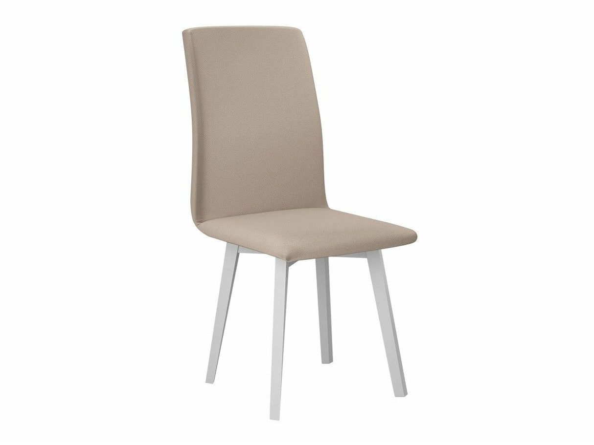 Étkezőgarnitúra Zestaw 24 (OSLO 6 + LUNA 2), Fa színe: Fehér, Kárpit: Paros 2