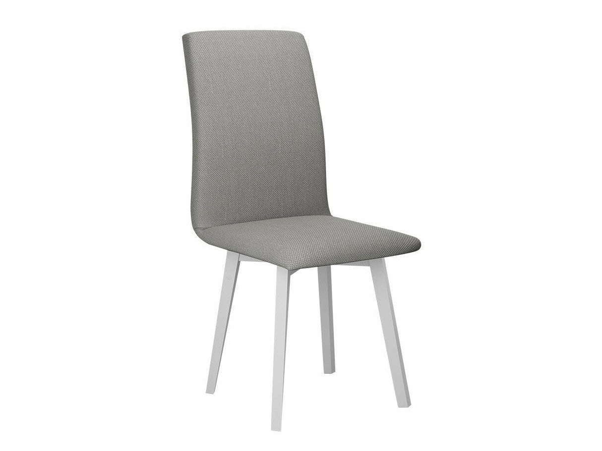 Étkezőgarnitúra Zestaw 24 (OSLO 6 + LUNA 2), Fa színe: Fehér, Kárpit: Hygge 91