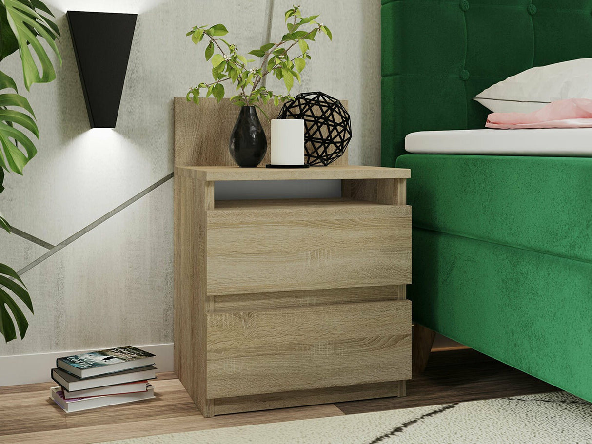 Éjjeliszekrény MALWA M1 (Osko OK1), Szín: Sonoma tölgy