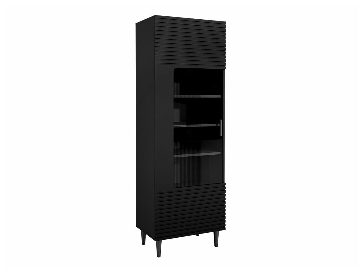 Könyvespolc Witryna NAKOMO 1D, Szín: Fekete