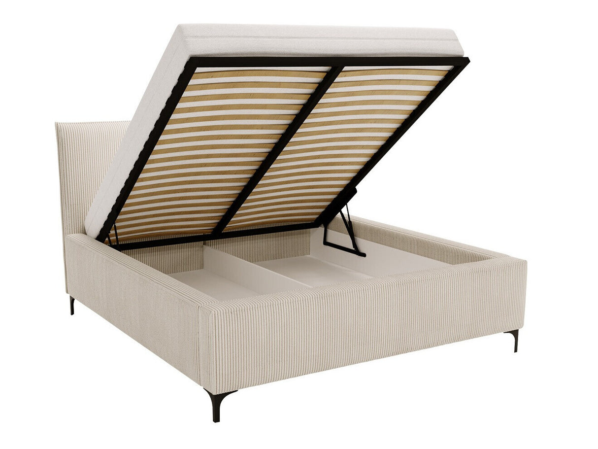 Ágy Łóżko tapicerowane LEON (Camtalo Cord), Szín: Poso 14, Alvó felület mérete: 120 x 200 cm