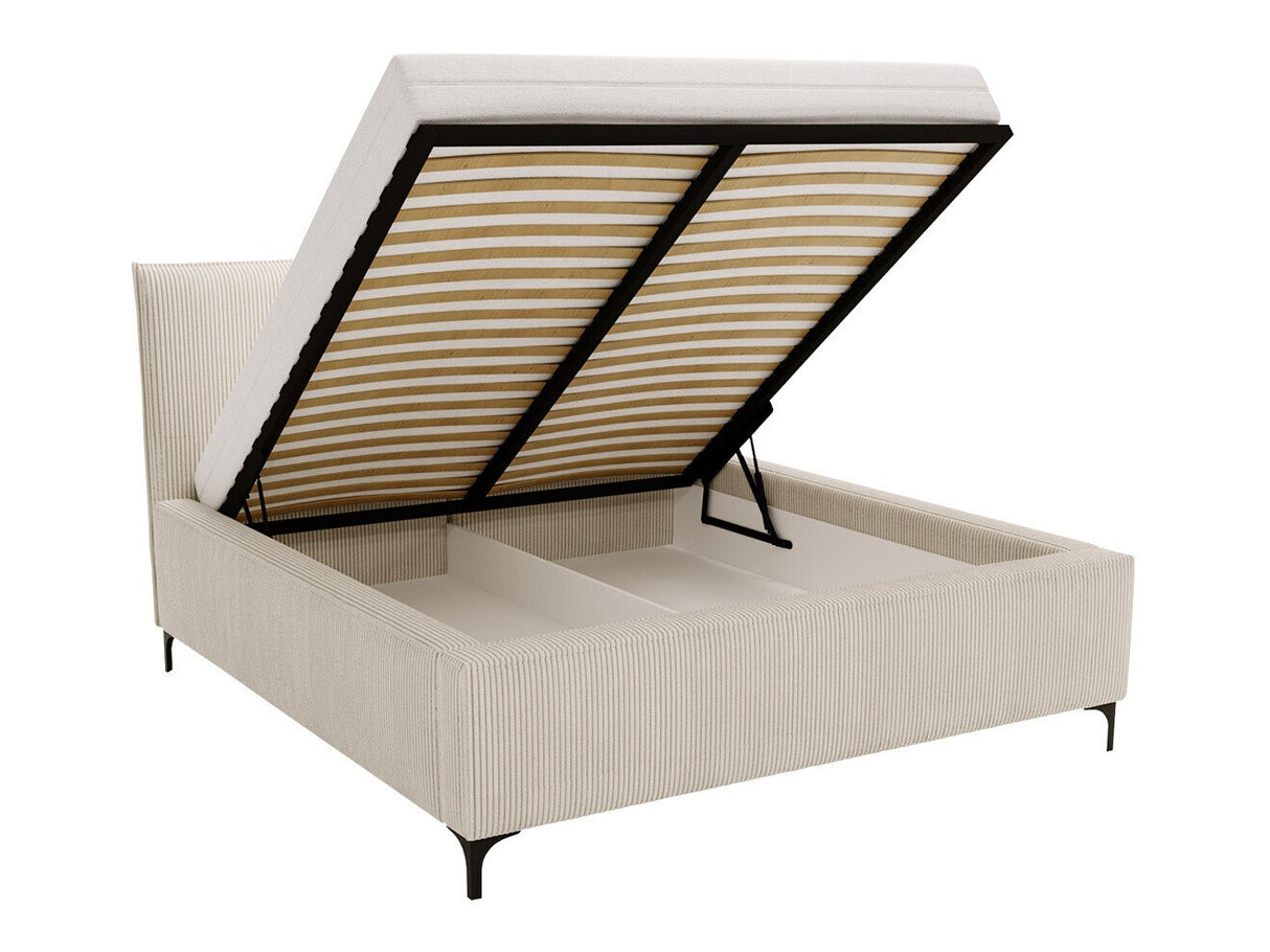 Ágy Łóżko tapicerowane LEON (Camtalo Cord), Szín: Poso 14, Alvó felület mérete: 200 x 200 cm