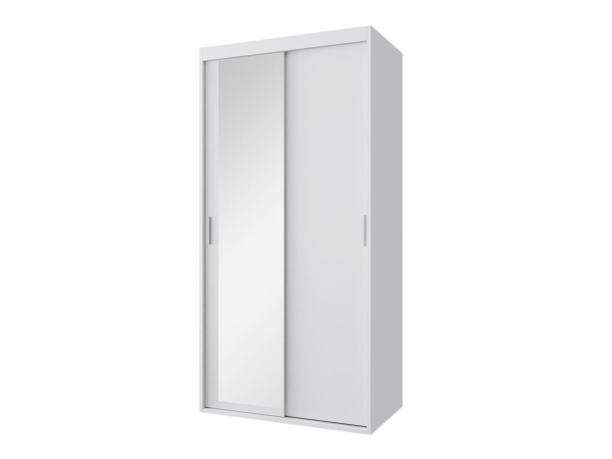 Gardróbszekrény Szafa REJAT 100 Biały/Lustro 5903211293580